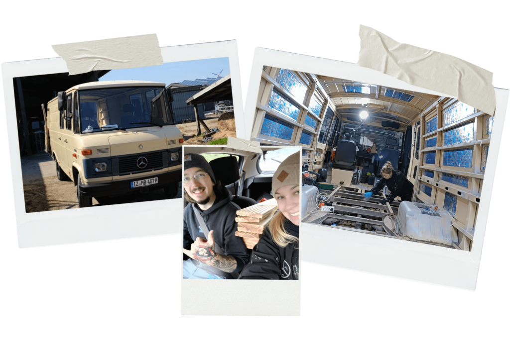 Mercedes 407D wird zum rollenden Zuhause ausgebaut. Vollzeit Vanlife wir kommen.